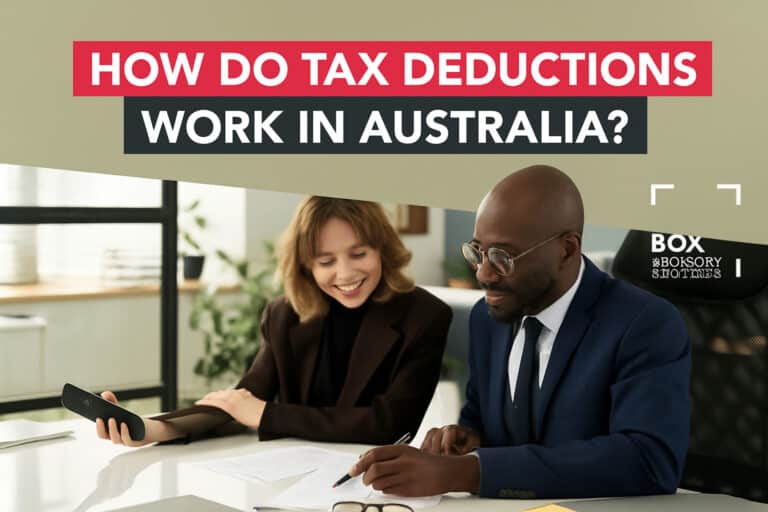 How do tax deductions work in Australia illustration