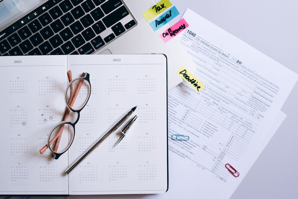 Tax planning and financial advisory services for businesses.